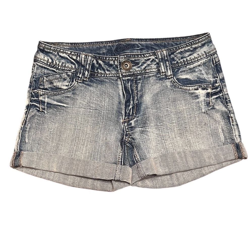 Y2K Candie's Distressed Cuffed Jean Shorts Size 5